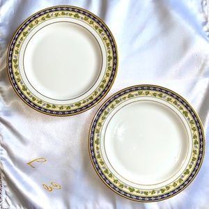 Gorham fine China, two Grand Tapestry 6.5” bread and butter plates